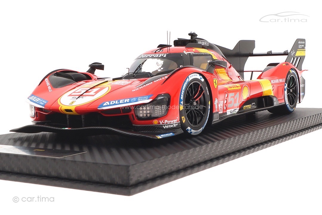 Ferrari 499P WEC 6 hrs. Spa 2023 Calado/Giovinazzi/Pier Guidi BBR 1:18 CS18004 Ferrari 499P WEC 6 hrs. Spa 2023 Calado/Giovinazzi/Pier Guidi BBR 1:18 CS18004