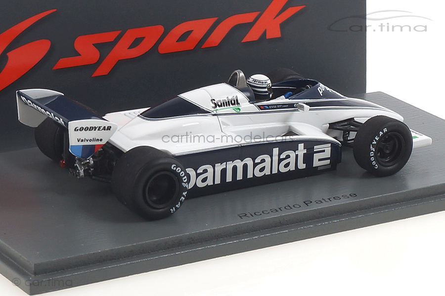 Brabham BT50 GP Schweiz 1982 Riccardo Patrese Spark 1:43 S7115