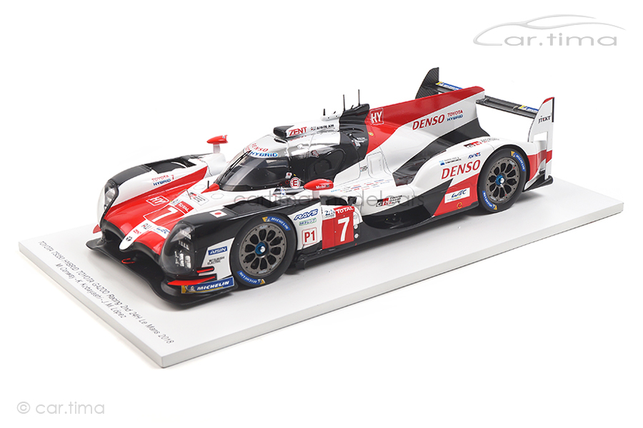 Toyota TS050 Hybrid 24h Le Mans 2018 Conway/Kobayashi/López Spark 1:18 18S341 Toyota TS050 Hybrid 24h Le Mans 2018 Conway/Kobayashi/López Spark 1:18 18S341