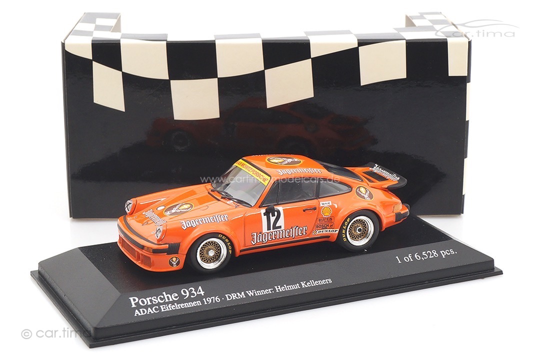 Porsche 934 Winner DRM Eifelrennen 1976 Kelleners Minichamps 1:43 400766412