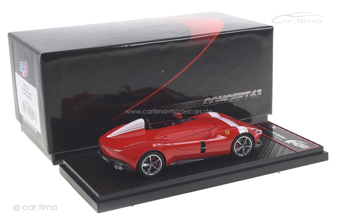 Ferrari Monza SP1 Rosso Corsa 322 BBR 1:43 BBRC220C Ferrari Monza SP1 Rosso Corsa 322 BBR 1:43 BBRC220C