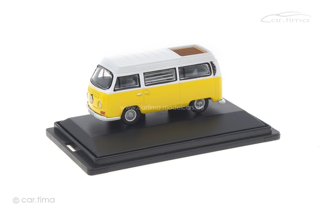 Volkswagen Bus T2a Westfalia Camper Saturn Yellow/White Oxford 1:76 76VW016