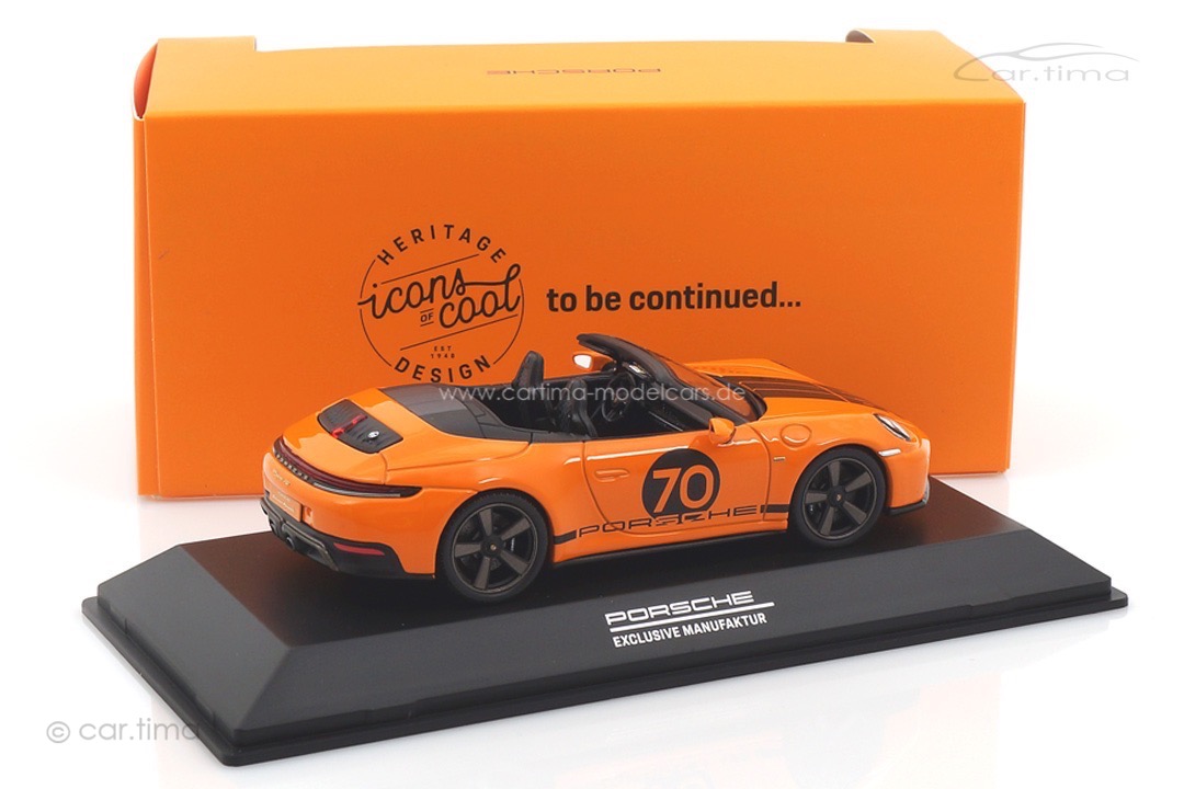 Porsche 911 (992) Carrera GTS Spirit 70 Signalorange Spark 1:43 WAP0200540SGTS
