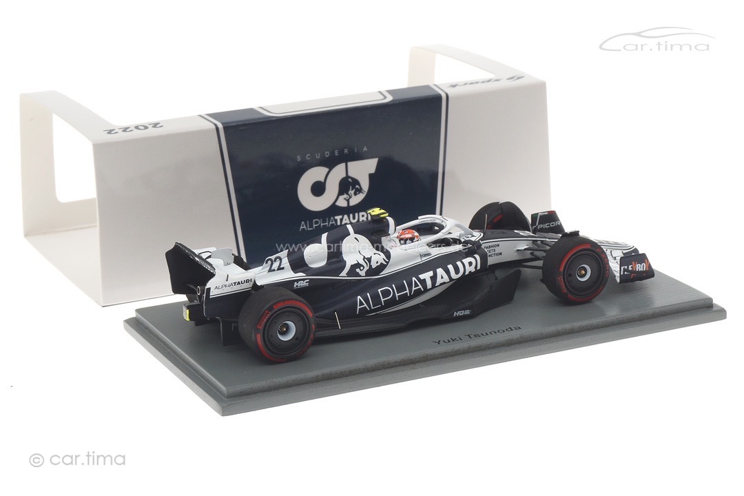 AlphaTauri AT03 GP Bahrain 2022 Yuki Tsunoda Spark 1:43 S8527 AlphaTauri AT03 GP Bahrain 2022 Yuki Tsunoda Spark 1:43 S8527