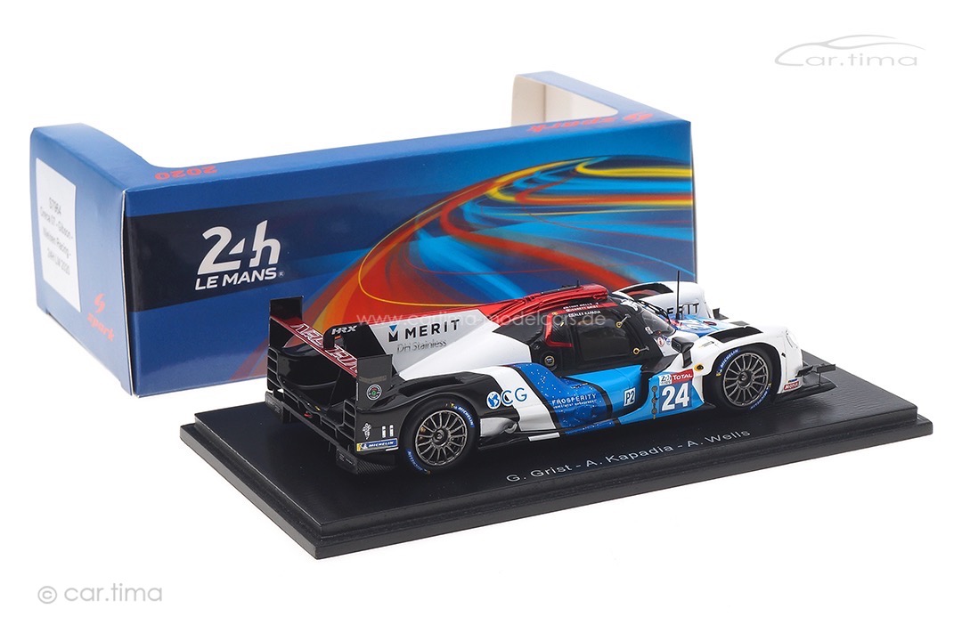 Oreca 07-Gibson 24h Le Mans 2020 Grist/Kapadia/Wells Spark 1:43 S7964 Oreca 07-Gibson 24h Le Mans 2020 Grist/Kapadia/Wells Spark 1:43 S7964