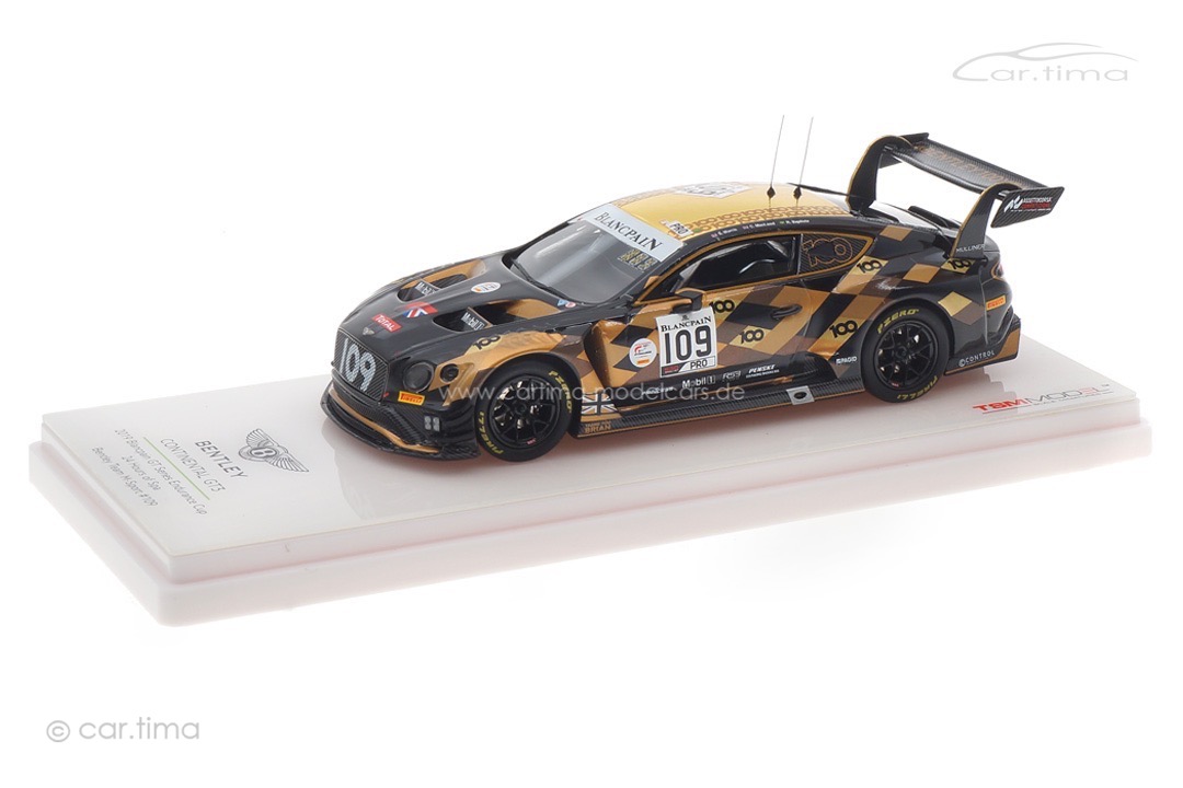 Bentley Continental GT3 24h Spa 2019 Baptista/MacLeod/Morris TSM 1:43 TSM430491 Bentley Continental GT3 24h Spa 2019 Baptista/MacLeod/Morris TSM 1:43 TSM430491