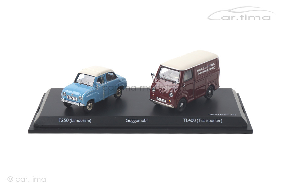 Set Goggomobil Limousine und Transporter Schuco 1:43 450347500 Set Goggomobil Limousine und Transporter Schuco 1:43 450347500