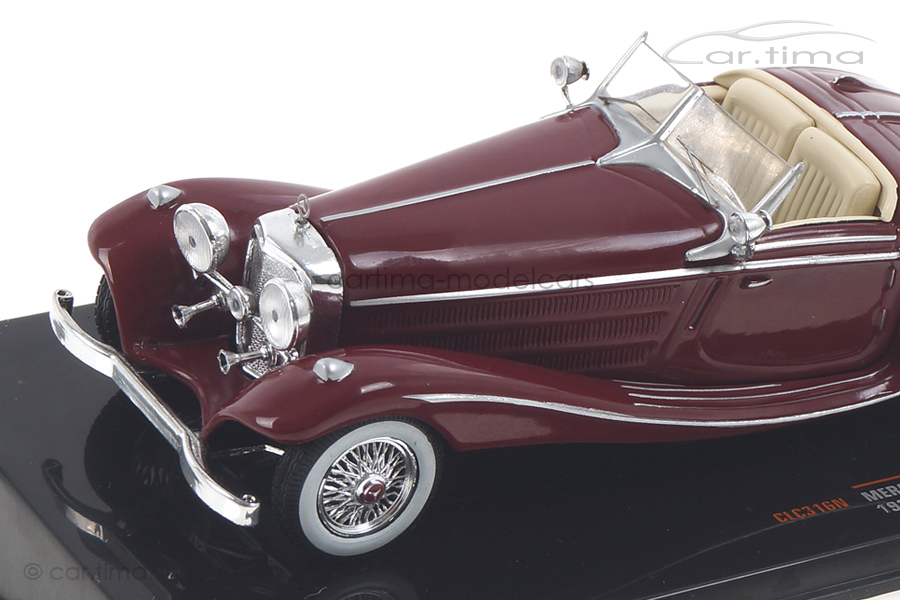 Mercedes-Benz 540K Spezial Roadster (W29) 1936 dunkelrot IXO 1:43 CLC316N Mercedes-Benz 540K Spezial Roadster (W29) 1936 dunkelrot IXO 1:43 CLC316N