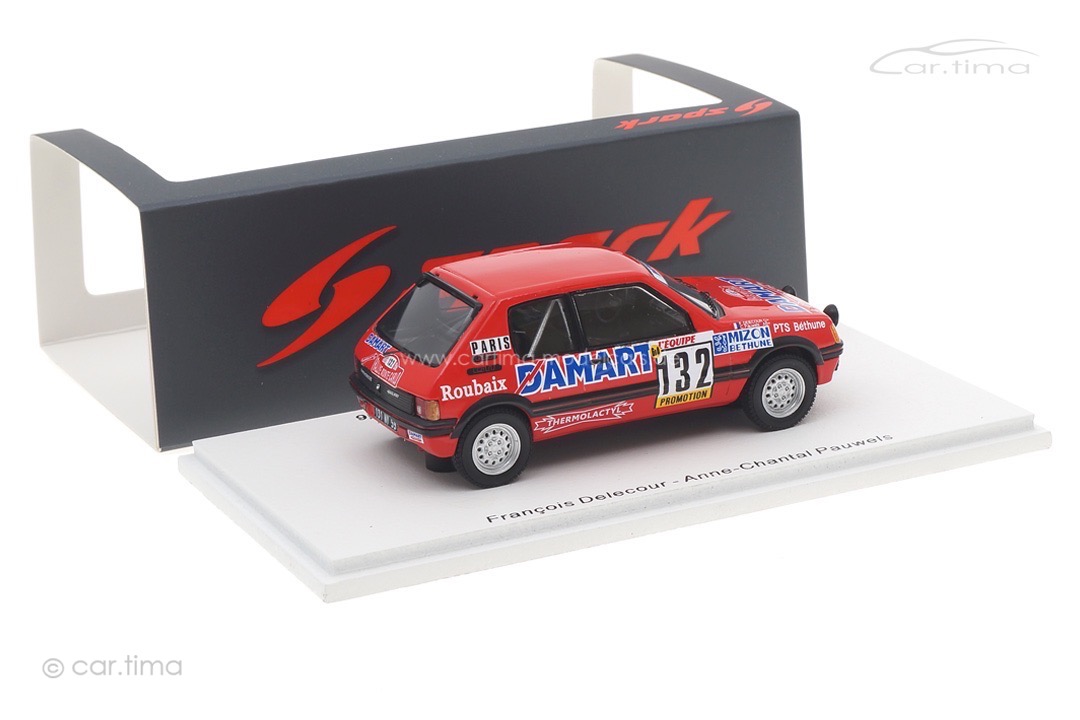 Peugeot 205 GTI Rally Monte Carlo 1986 Delecour/Pauwels Spark 1:43 S9456 Peugeot 205 GTI Rally Monte Carlo 1986 Delecour/Pauwels Spark 1:43 S9456