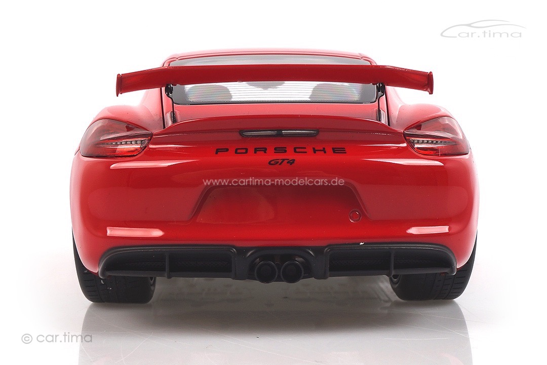 Porsche Cayman (981) GT4 Indischrot Schuco 1:18 450040300