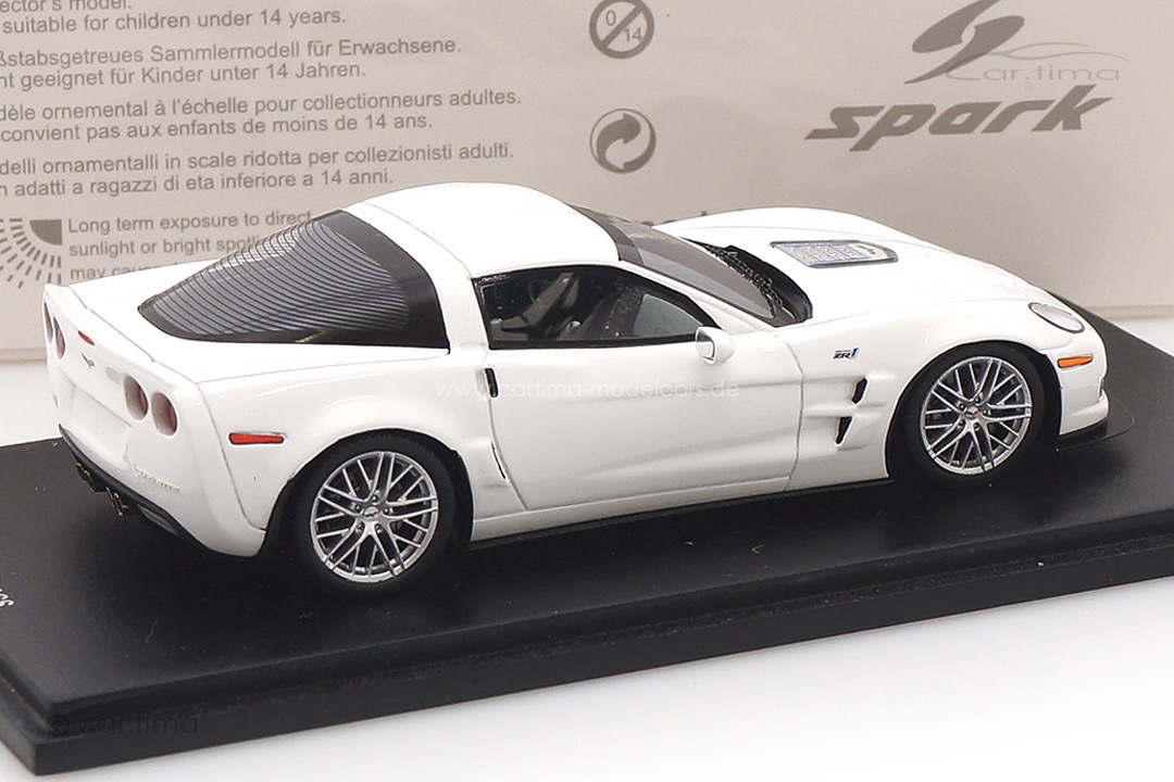 Chevrolet Corvette ZR1 weiß Spark 1:43 PD04312006