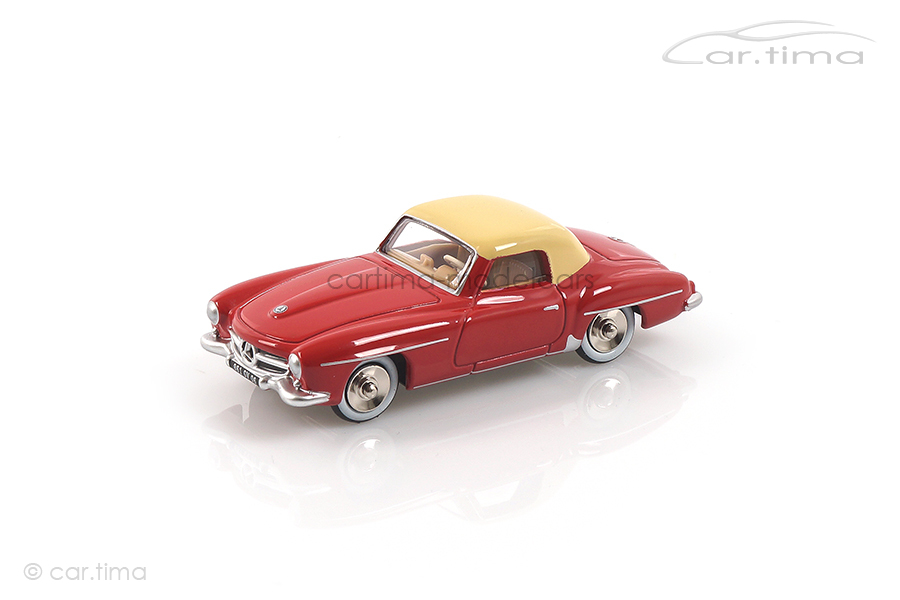 Mercedes-Benz 190 SL 1956 rot/elfenbein Norev 1:43 CL3512