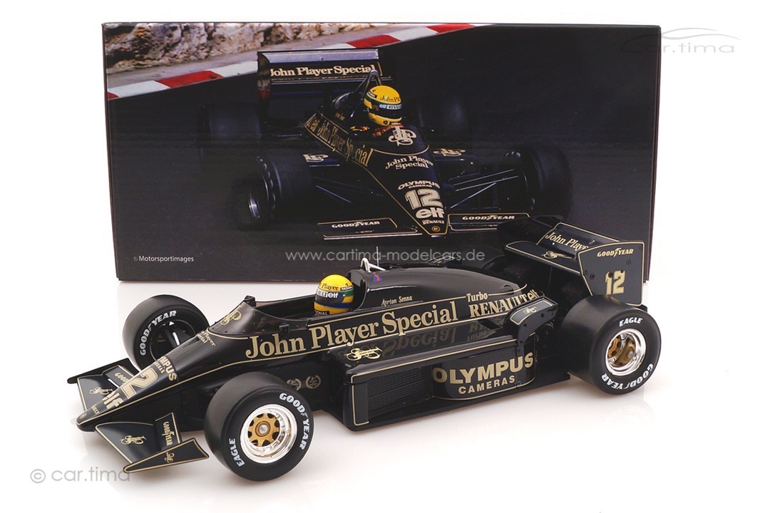 Lotus 97T GP Monaco GP 1985 Ayrton Senna Werk83 1:18 W18056001