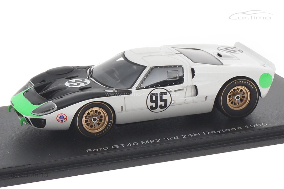 Ford GT40 Mk2 24h Daytona 1966 Hansgen/Donohue Spark 1:43 US256 Ford GT40 Mk2 24h Daytona 1966 Hansgen/Donohue Spark 1:43 US256