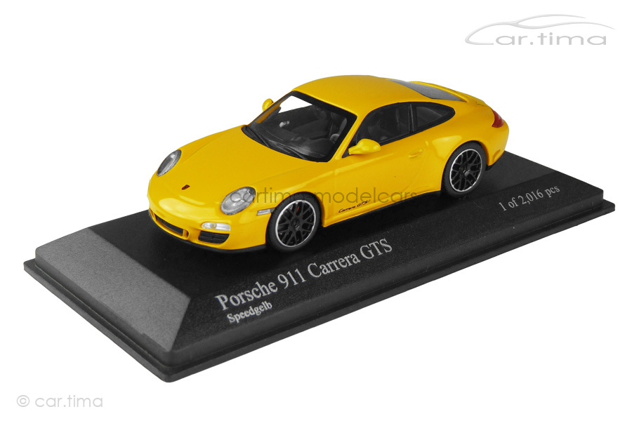 Porsche 911 (997 II) Carrera GTS speedgelb Minichamps 1:43 410060120
