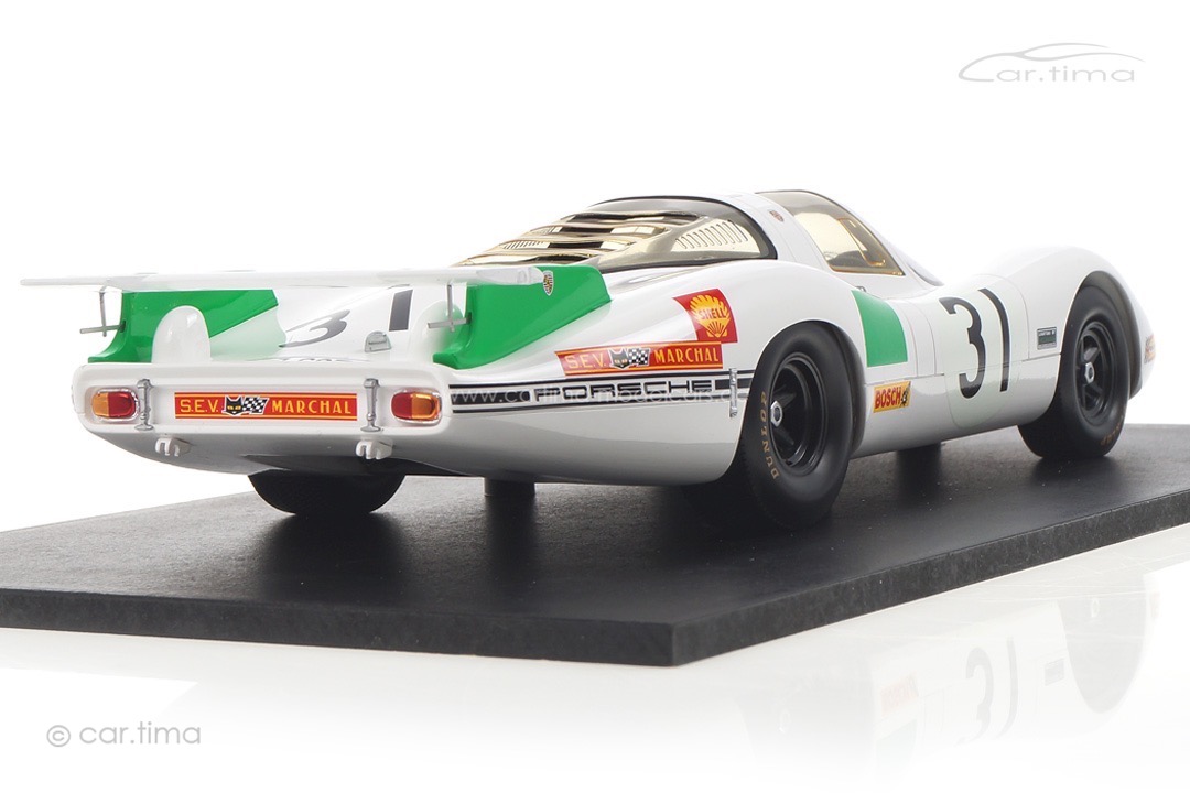 Porsche 908 24h Le Mans 1968 Herrmann/Siffert Spark 1:18 18S517 Porsche 908 24h Le Mans 1968 Herrmann/Siffert Spark 1:18 18S517