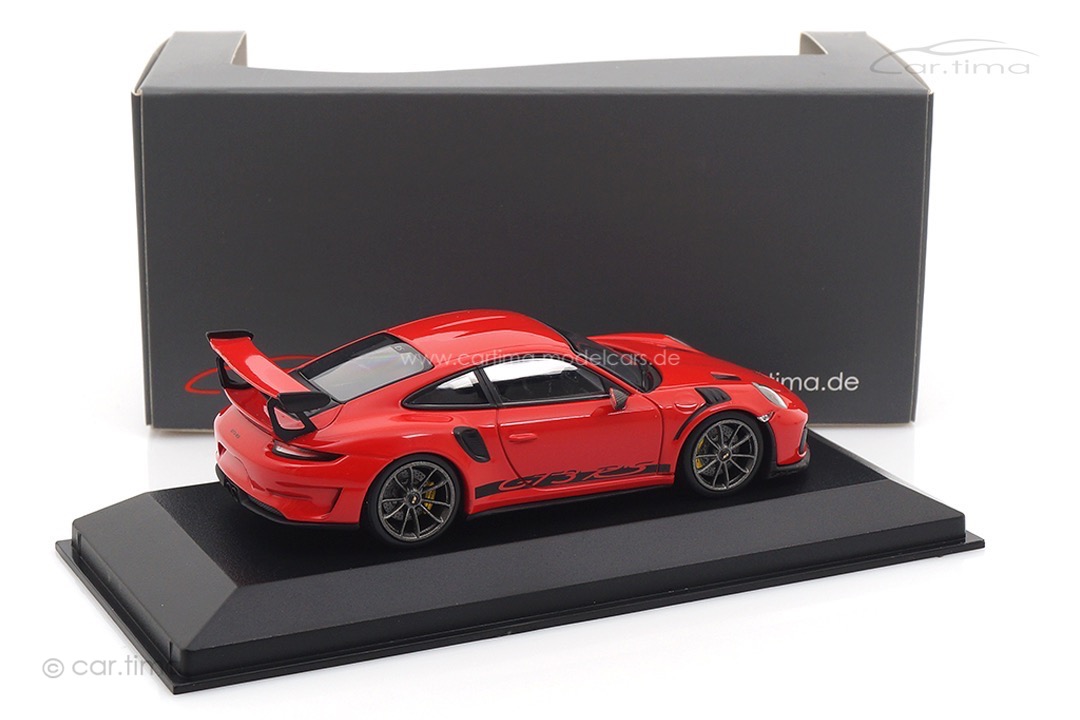 Porsche 911 (991 II) GT3 RS Indischrot/Rad platinum Minichamps car.tima CUSTOMIZED 1:43