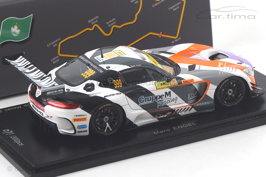 Mercedes-AMG GT3 Macau 2017 Maro Engel Spark 1:43 SA147 Mercedes-AMG GT3 Macau 2017 Maro Engel Spark 1:43 SA147