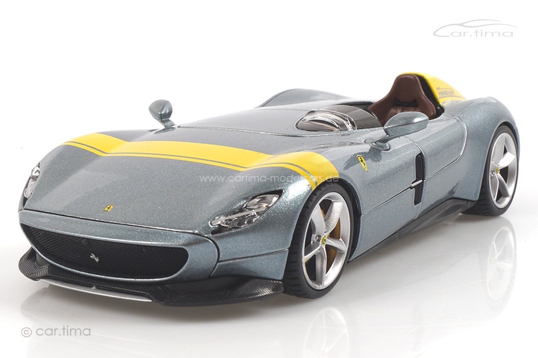 Ferrari Monza SP1 grau/gelb Bburago 1:24 18-26027 Ferrari Monza SP1 grau/gelb Bburago 1:24 18-26027