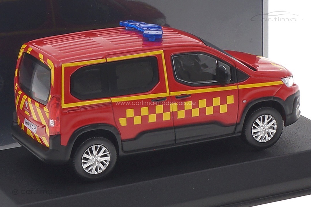Peugeot Rifter 2019 Pompiers rot/gelb Norev 1:43 479071