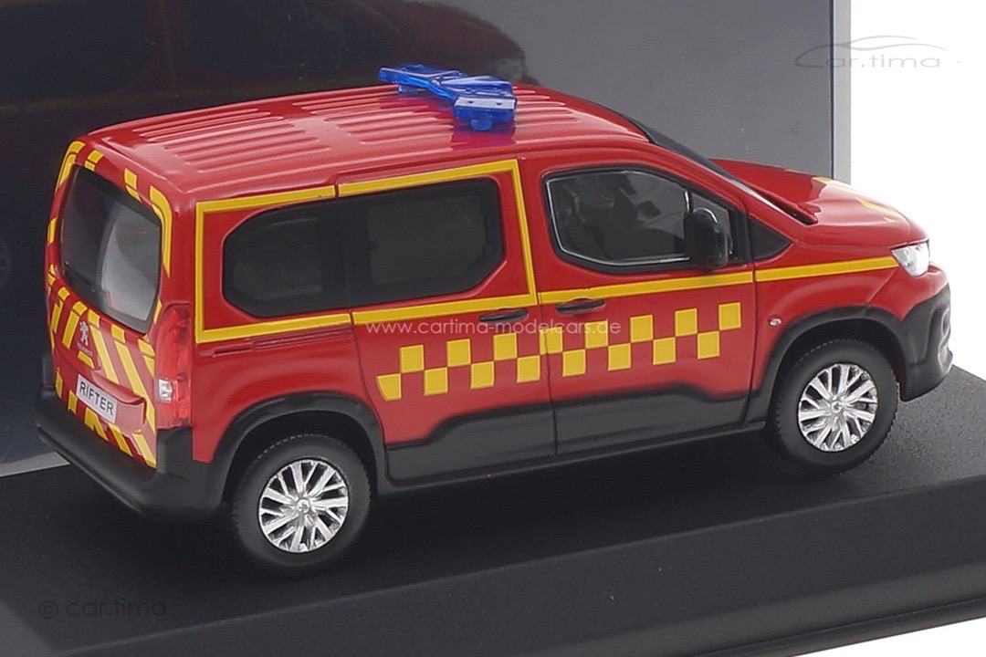 Peugeot Rifter 2019 Pompiers rot/gelb Norev 1:43 479071 Peugeot Rifter 2019 Pompiers rot/gelb Norev 1:43 479071
