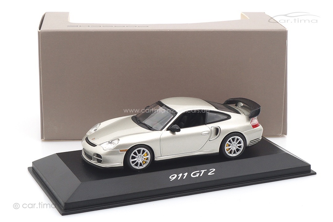 Porsche 911 (996) GT2 Silber Minichamps 1:43 WAP02011915
