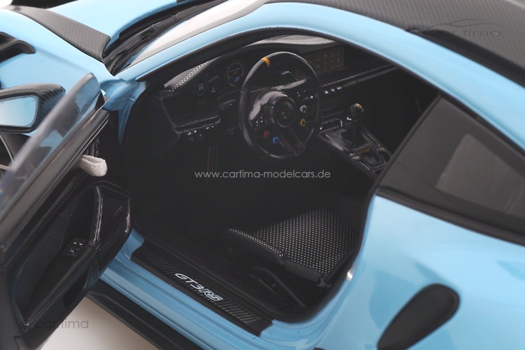 Porsche 911 (992) GT3 RS Weissach Package Gulfblau Norev 1:18 187367