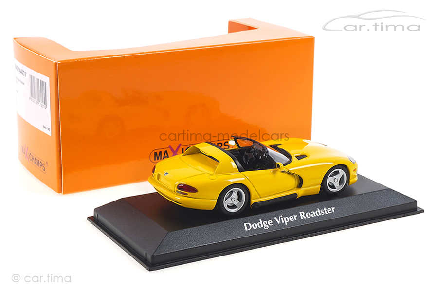 Dodge Viper Roadster 1993 gelb Minichamps 1:43 940144031 Dodge Viper Roadster 1993 gelb Minichamps 1:43 940144031