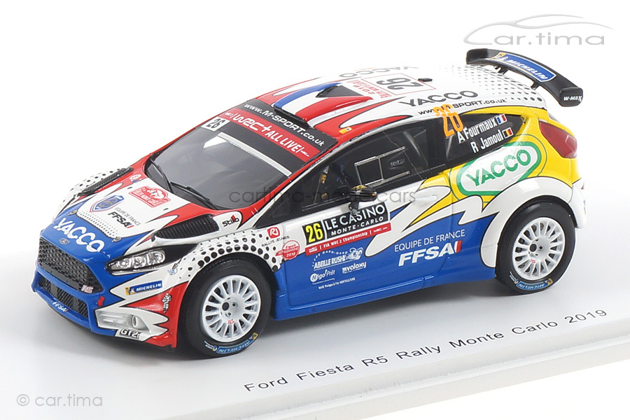 Ford Fiesta R5 Rallye Monte Carlo 2019 Fourmaux/Jamoul Spark 1:43 S5985 Ford Fiesta R5 Rallye Monte Carlo 2019 Fourmaux/Jamoul Spark 1:43 S5985