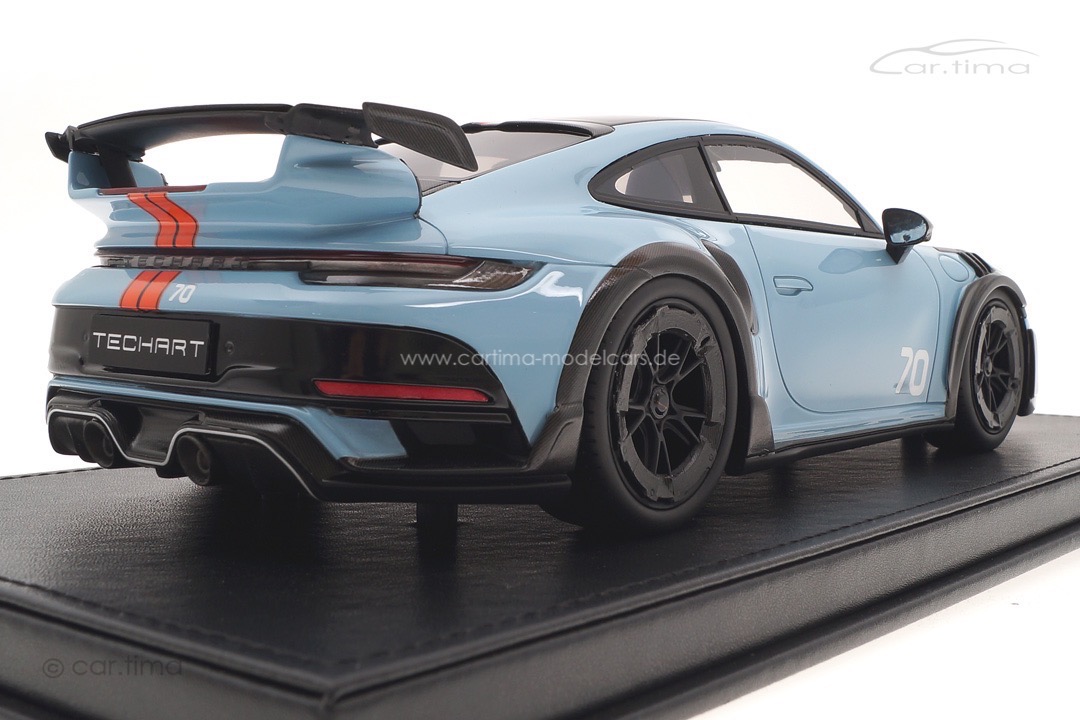 TECHART GTstreet R (Basis 992) Gulfblau/Gulforange 1 of 70 TECHART Collection 1:18 092.992.118.004 TECHART GTstreet R (Basis 992) Gulfblau/Gulforange 1 of 70 TECHART Collection 1:18 092.992.118.004
