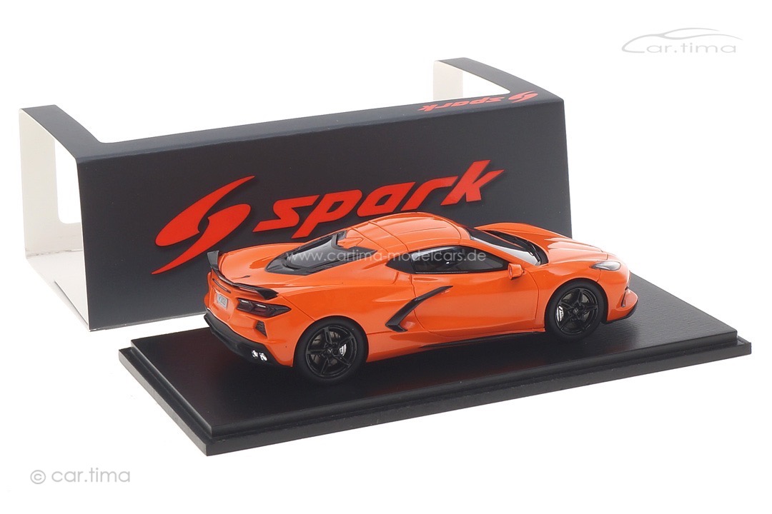 Chevrolet Corvette C8 orange Spark 1:43 S5062 Chevrolet Corvette C8 orange Spark 1:43 S5062