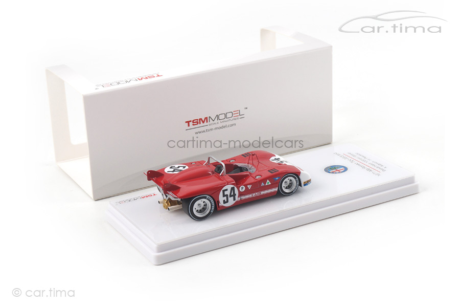 Alfa Romeo Tipo 33/3 Winner Brands Hatch 1971 Adamich/Pescarolo TSM 1:43 TSM164304 Alfa Romeo Tipo 33/3 Winner Brands Hatch 1971 Adamich/Pescarolo TSM 1:43 TSM164304