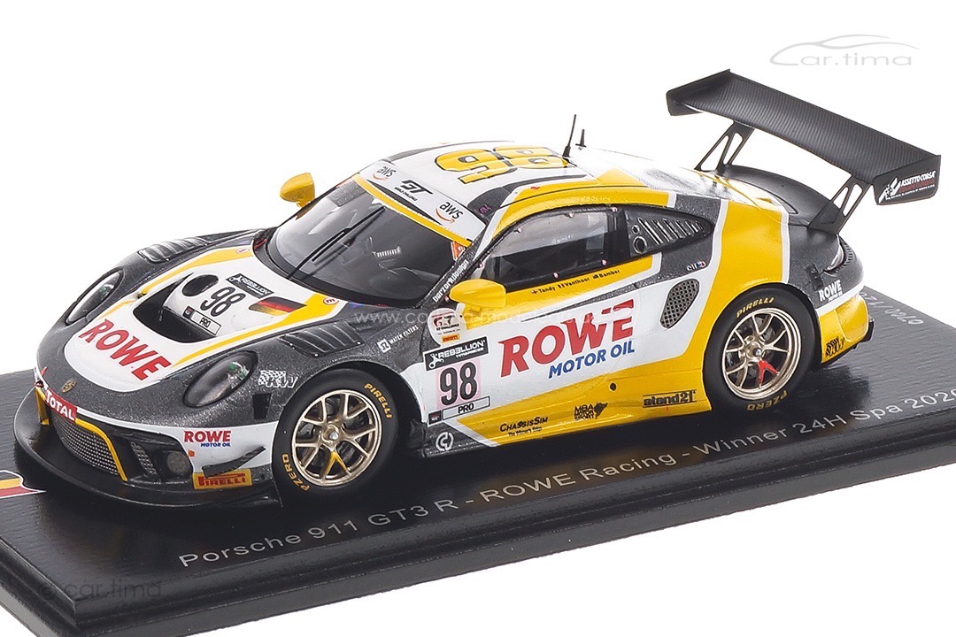 Porsche 911 GT3 R Winner 24h Spa 2020 Bamber/Tandy/Vanthoor Spark 1:43 SB370