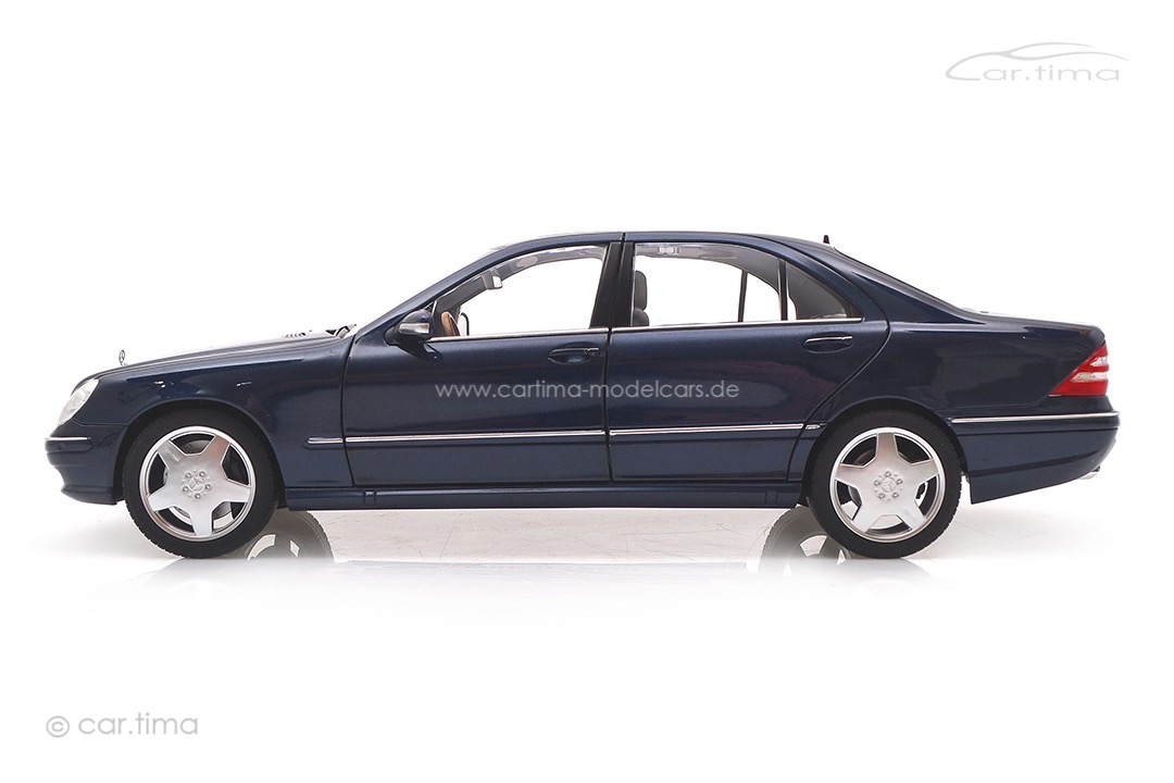 Mercedes-Benz S55 (W220) AMG 2000 blau met. Norev 1:18 183817