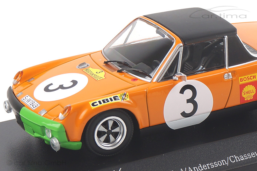 Porsche 914/6 Marathon de la Route 1970 Waldegaard/Andersson Minichamps 1:43 400706503 Porsche 914/6 Marathon de la Route 1970 Waldegaard/Andersson Minichamps 1:43 400706503