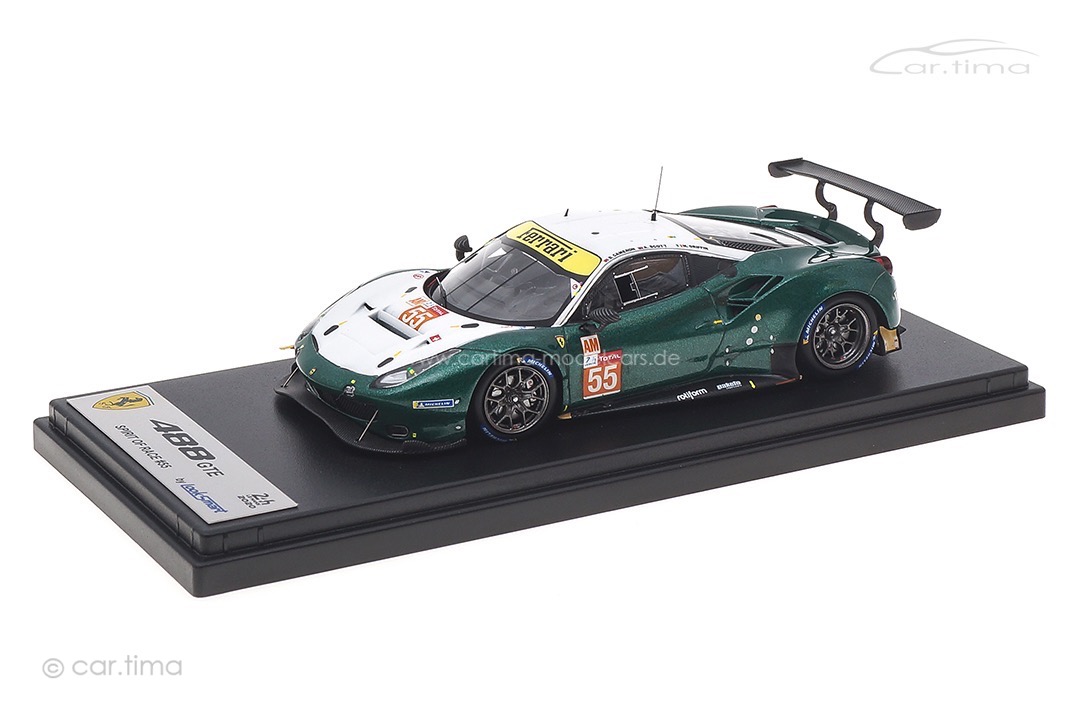 Ferrari 488 GTE Evo 24h Le Mans 2020 Cameron/Griffin/Scott Looksmart 1:43 LSLM111 Ferrari 488 GTE Evo 24h Le Mans 2020 Cameron/Griffin/Scott Looksmart 1:43 LSLM111