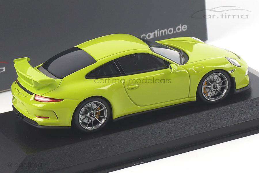 Porsche 911 (991) GT3 Lichtgrün Minichamps 1:43 CA04316016