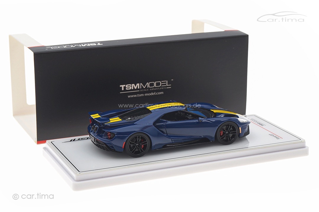 Ford GT Sunocu Blue/yellow stripes TSM 1:43 TSM430524 Ford GT Sunocu Blue/yellow stripes TSM 1:43 TSM430524
