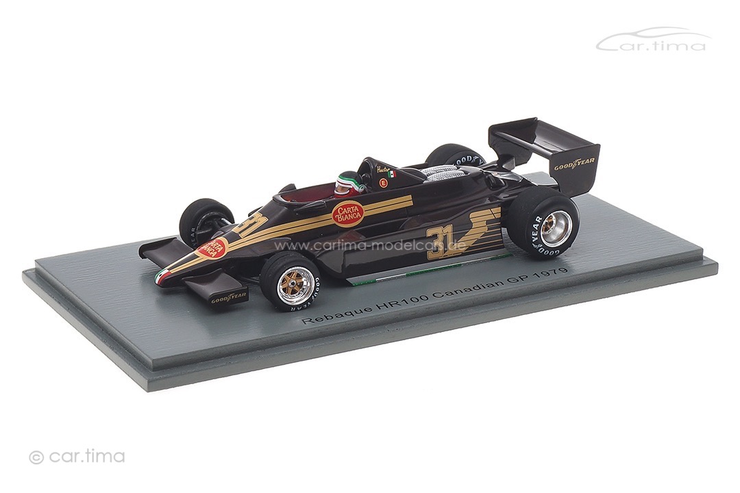 Rebaque HR100 GP Kanada 1979 Hector Rebaque Spark 1:43 S5750 Rebaque HR100 GP Kanada 1979 Hector Rebaque Spark 1:43 S5750