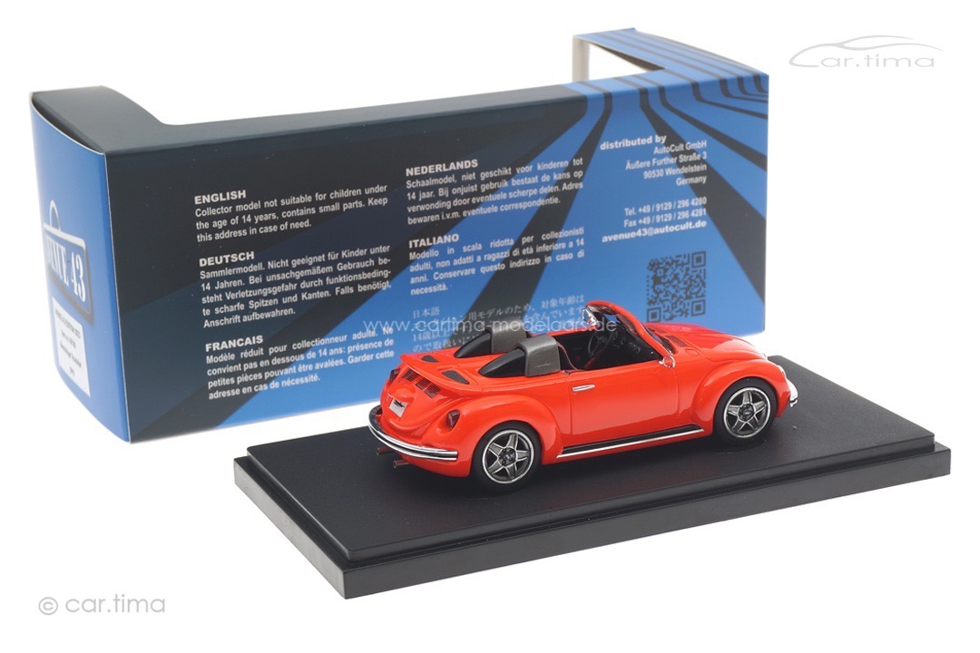 Memminger Roadster 2018 rot Avenue43 1:43 60101 Memminger Roadster 2018 rot Avenue43 1:43 60101