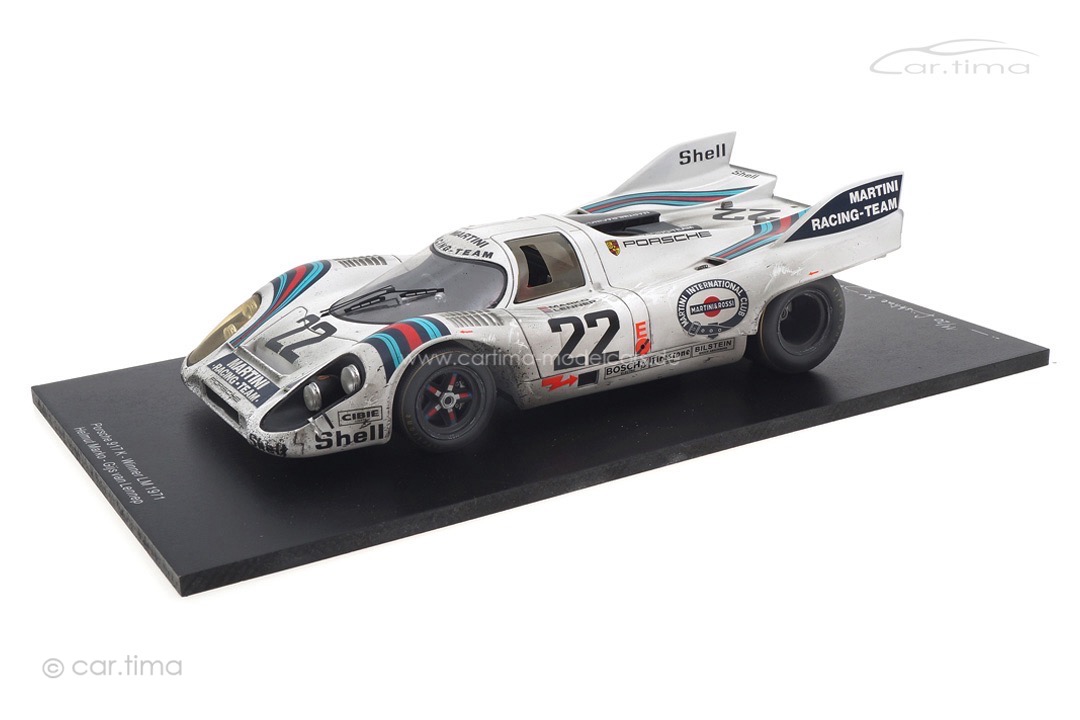 Porsche 917 Winner 24h Le Mans 1971 Marko/van Lennep car.tima FINISH LINE inkl. Vitrine Porsche 917 Winner 24h Le Mans 1971 Marko/van Lennep car.tima FINISH LINE inkl. Vitrine