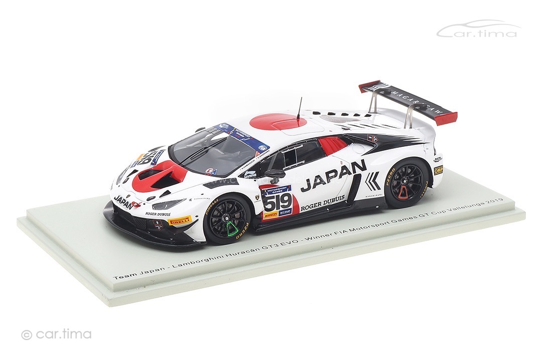 Lamborghini Huracán GT3 evo Winner Vallelunga 2019 Hamaguchi/Sasahara Spark 1:43 S9607 Lamborghini Huracán GT3 evo Winner Vallelunga 2019 Hamaguchi/Sasahara Spark 1:43 S9607