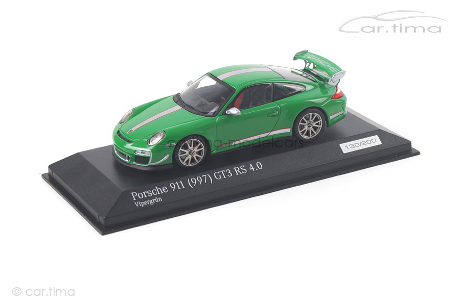 Porsche 911 (997) GT3 RS 4.0 Vipergrün Minichamps 1:43 CA04316053