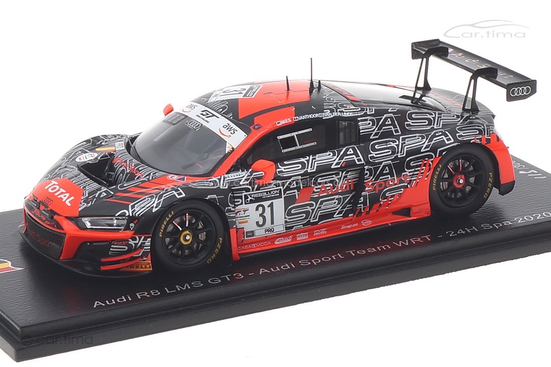 Audi R8 LMS GT3 24h Spa 2020 Mies/van der Linde/Vanthoor Spark 1:43 SB407