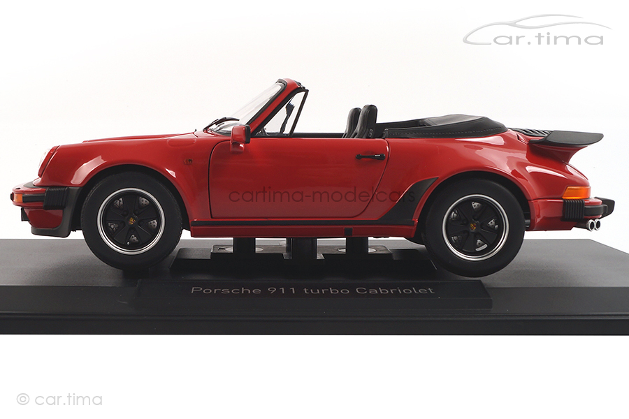 Porsche 911 (930) Turbo Cabriolet 3.3 Indischrot Norev 1:18 187664 Porsche 911 (930) Turbo Cabriolet 3.3 Indischrot Norev 1:18 187664