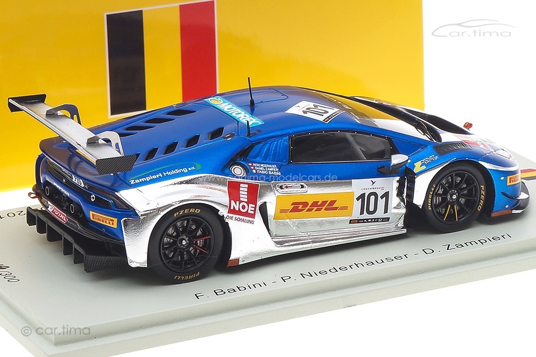 Lamborghini Huracán GT3 24h Spa 2016 Babini/Niederhauser/Zampieri Spark 1:43 SB292