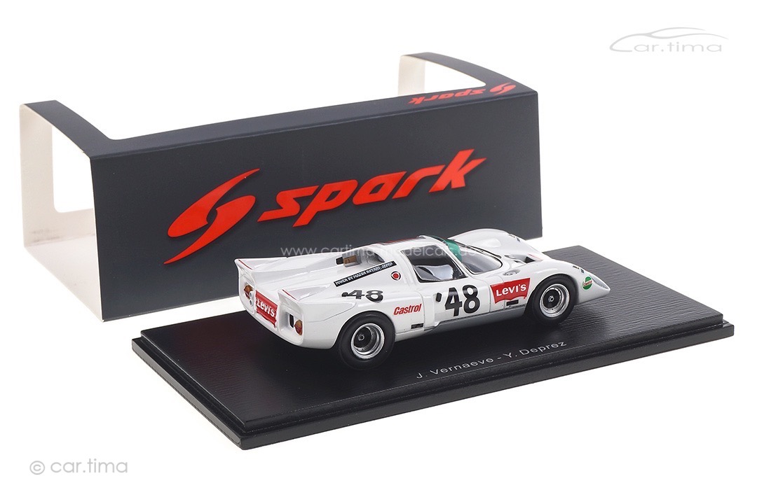 Chevron B16 Mazda 24h Le Mans 1970 Vernaeve/Deprez Spark 1:43 S9400