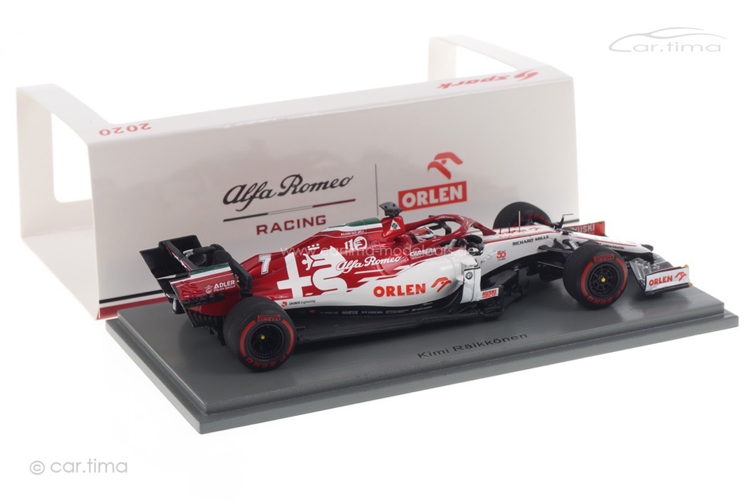Alfa Romeo Racing C39 GP Emilia-Romagna 2020 Kimi Räikkönen Spark 1:43 S6494 Alfa Romeo Racing C39 GP Emilia-Romagna 2020 Kimi Räikkönen Spark 1:43 S6494