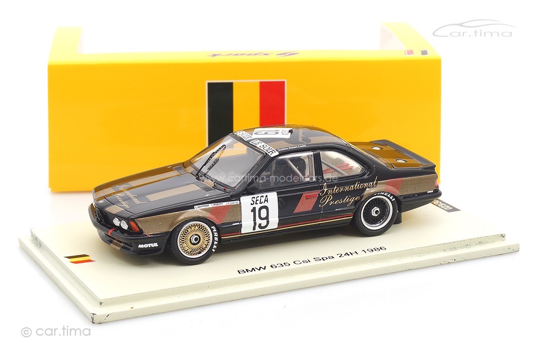 BMW 635 CSI 24h Spa 1986 Guitteny/Castel/Robert Spark 1:43 SB670