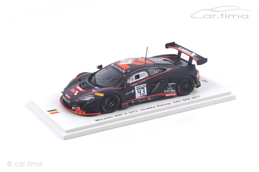 McLaren 650 S GT3 24h Spa 2017 Fumanelli/Kane/Tordoff Spark 1:43 SB158 McLaren 650 S GT3 24h Spa 2017 Fumanelli/Kane/Tordoff Spark 1:43 SB158